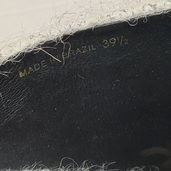 NIB Tibi Leona Mohair Ice Grey Mohair High Heel Open Toe Slides, Size 9 - Picture 9 of 13